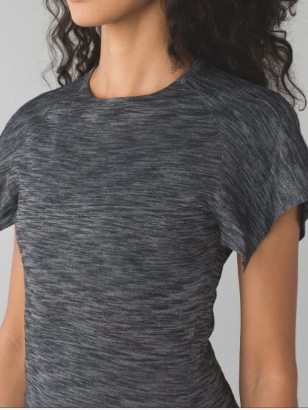 Lululemon & go Take-Off Tee Heathered Black